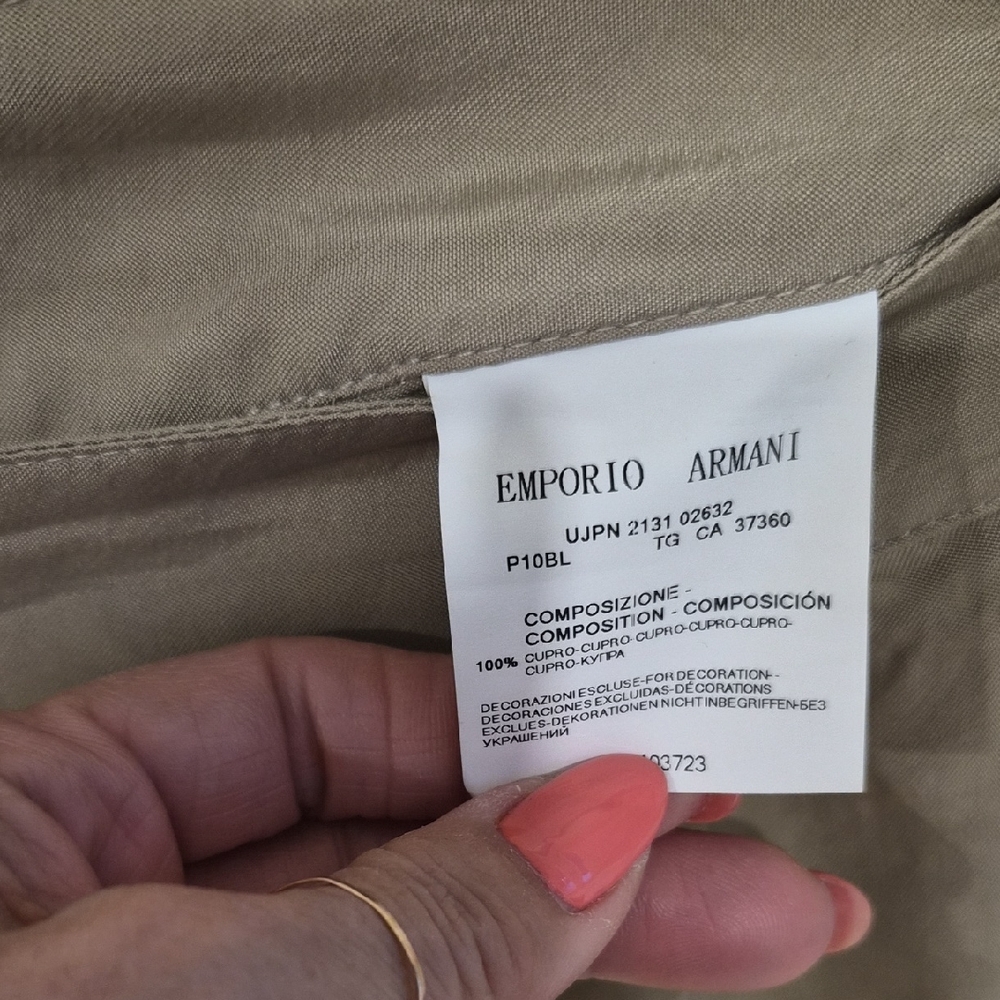 Emporio Armani Beige Trousers
